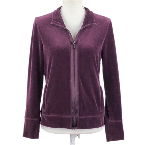 Talbots Jackets & Blazers - TALBOTS | Majestic Purple Luxe Velour Jacket